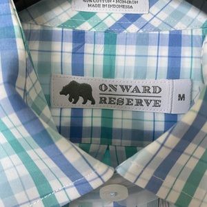 Blue and White Checkered Onward Reserve Button Down